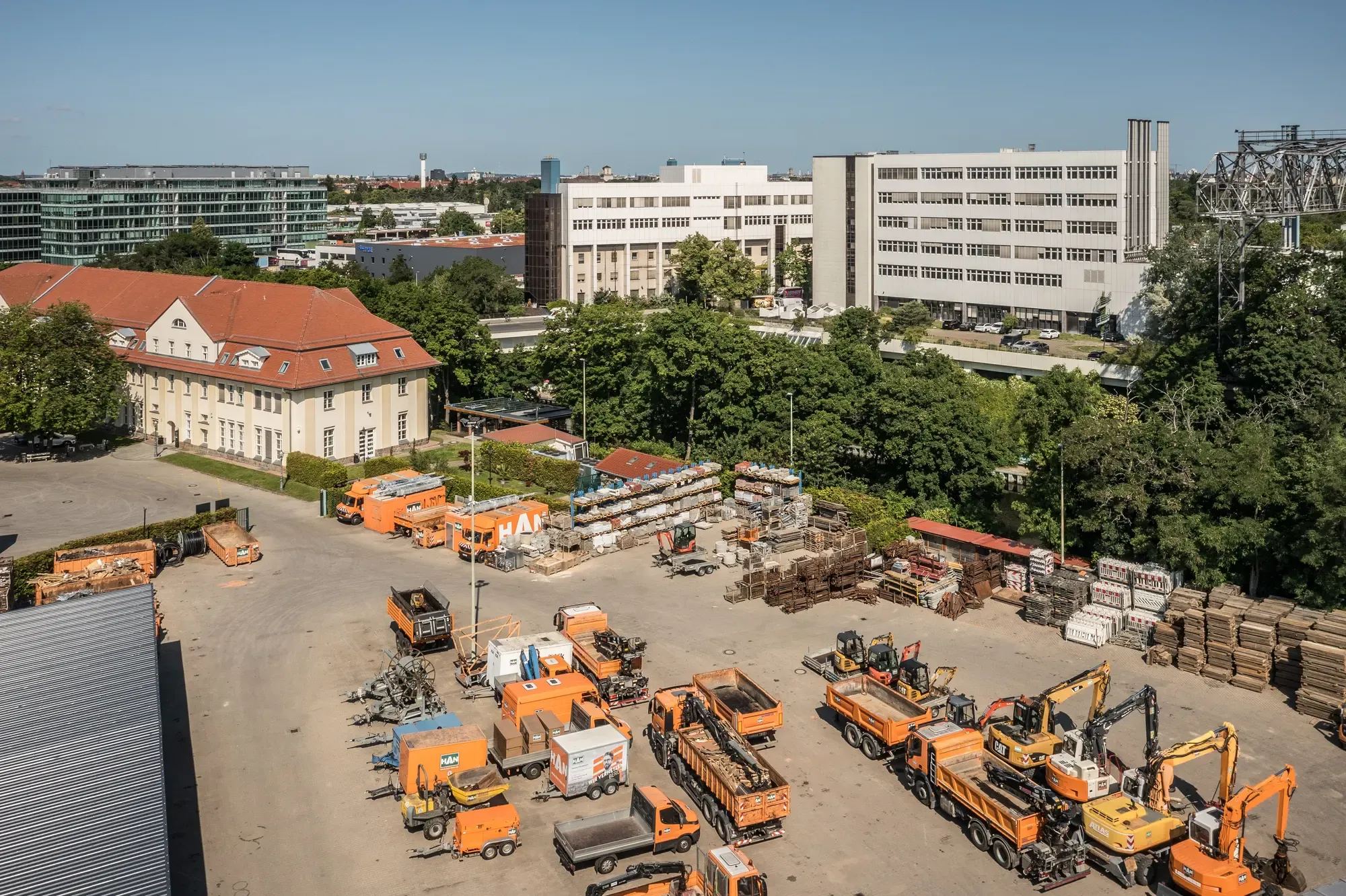 HAN-Campus an der Schätzelbergstraße aus der Luft